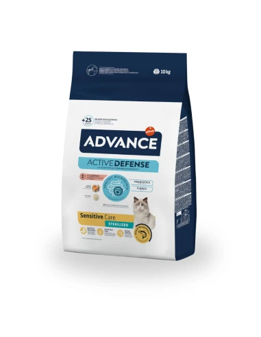 Comida para Gato Esterilizado ADVANCE Sterilized Salmon Sensitive 1,5kg